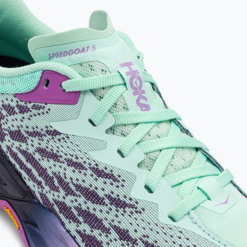 Scarpe da corsa da donna HOKA Speedgoat 5 oceano illuminato dal sole/cielo notturno