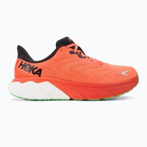 Scarpe da corsa da uomo HOKA Arahi 6 flame/nero