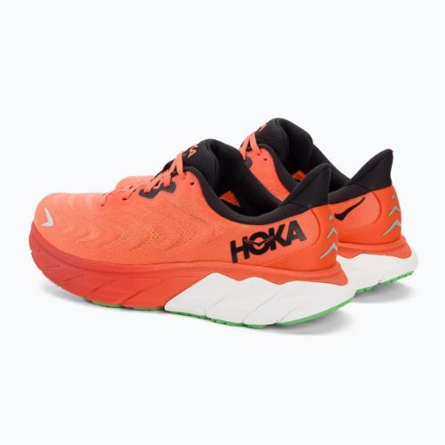 Scarpe da corsa da uomo HOKA Arahi 6 flame/nero