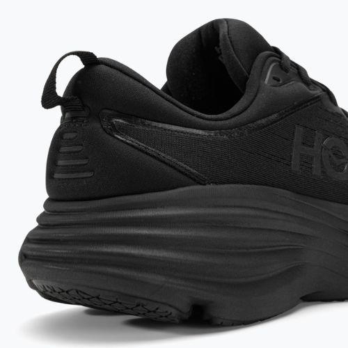 Scarpe da corsa da uomo HOKA Bondi 8 nero/nero
