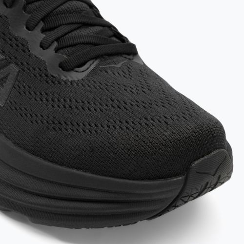 Scarpe da corsa da uomo HOKA Bondi 8 nero/nero