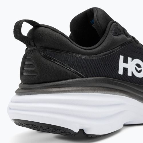 Scarpe da corsa da uomo HOKA Bondi 8 nero/bianco