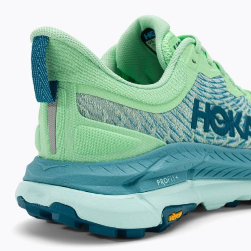 Scarpe da corsa da donna HOKA Mafate Speed 4 lime glow/ocean mist