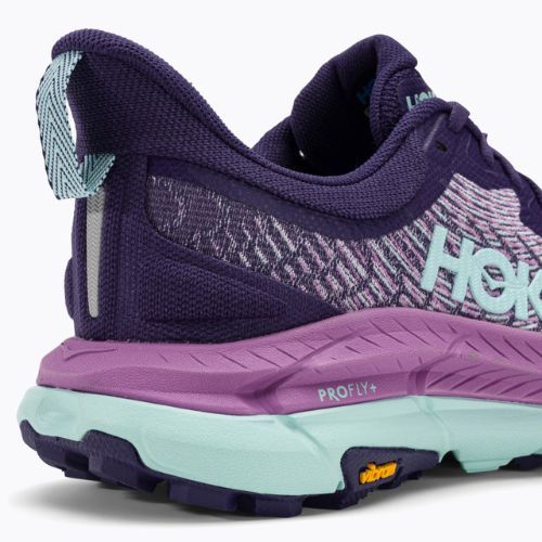 Scarpe da corsa da donna HOKA Mafate Speed 4 night sky/orchid flower