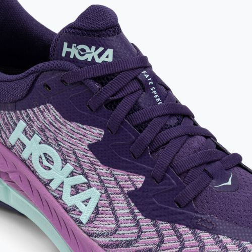 Scarpe da corsa da donna HOKA Mafate Speed 4 night sky/orchid flower