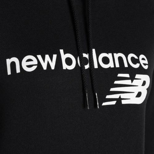 Felpa da donna New Balance Core Fleece con cappuccio nero