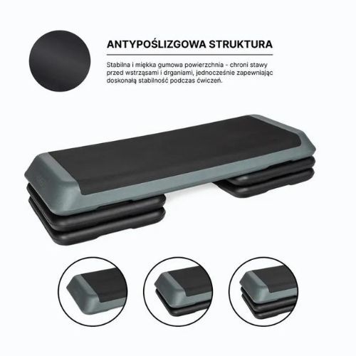 TREXO Aerobic Stepper AS01 grigio