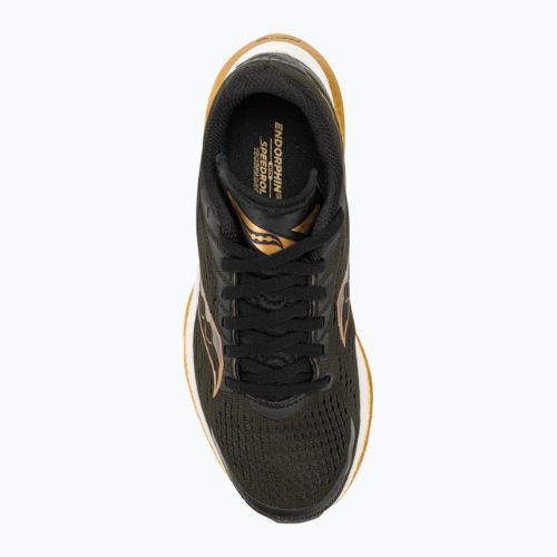 Scarpe da corsa da donna Saucony Endorphin Speed 3 nero/goldstruck