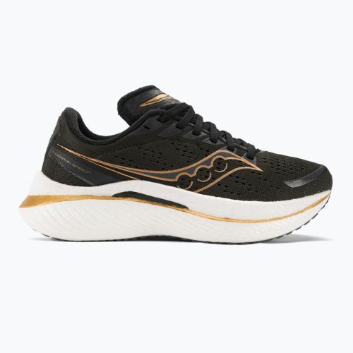 Scarpe da corsa da donna Saucony Endorphin Speed 3 nero/goldstruck