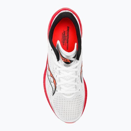 Scarpe da corsa da uomo Saucony Endorphin Speed 3 bianco/blu/vizi