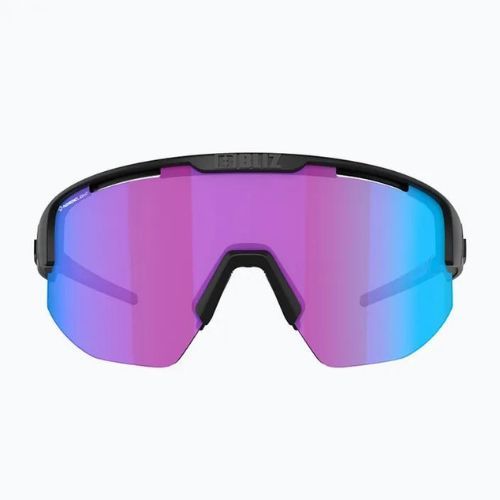 Occhiali da sole Bliz Matrix Nano Optics Nordic Light nero opaco/begonia/blu viola multi