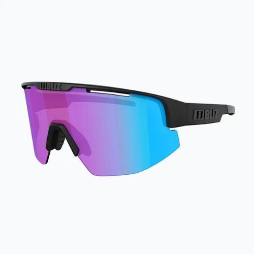 Occhiali da sole Bliz Matrix Nano Optics Nordic Light nero opaco/begonia/blu viola multi