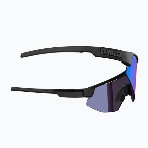 Occhiali da sole Bliz Matrix Nano Optics Nordic Light nero opaco/begonia/blu viola multi