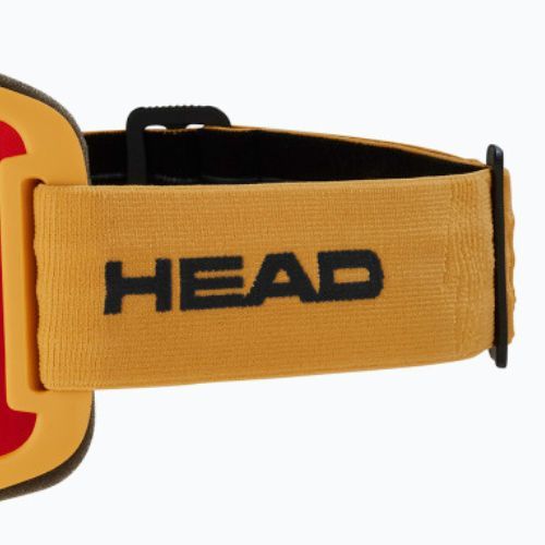 Occhiali da sci HEAD Contex rosso/sole
