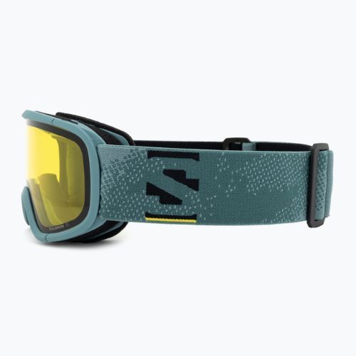 Salomon Lumi Flash atlantic blues/flash yellow occhiali da sci per bambini