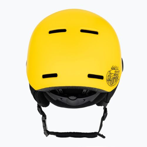 Casco da sci per bambini Salomon Orka Visor S2 giallo vivo