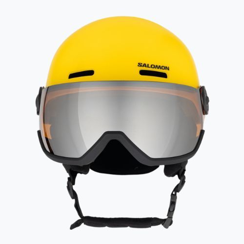 Casco da sci per bambini Salomon Orka Visor S2 giallo vivo