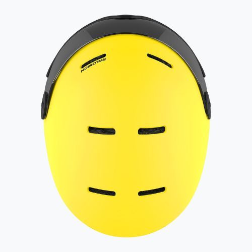 Casco da sci per bambini Salomon Orka Visor S2 giallo vivo