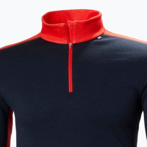 Maglia termica da uomo Helly Hansen Lifa Merino Midweight 1/2 Zip navy