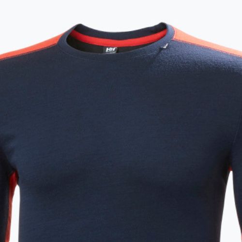 Helly Hansen Lifa Merino Midweight Crew termico a maniche lunghe da uomo navy