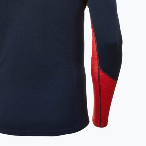 Helly Hansen Lifa Merino Midweight Crew termico a maniche lunghe da uomo navy