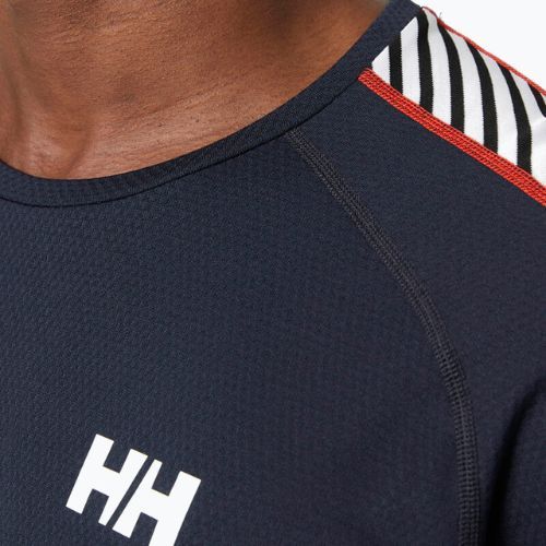 Maglia termica da uomo Helly Hansen Lifa Active Stripe Crew navy