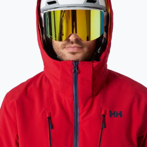 Giacca da sci da uomo Helly Hansen Alpha 4.0 rosso