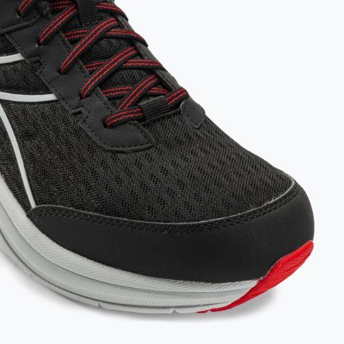 Scarpe da corsa Diadora Snipe uomo nero/argento/rosso