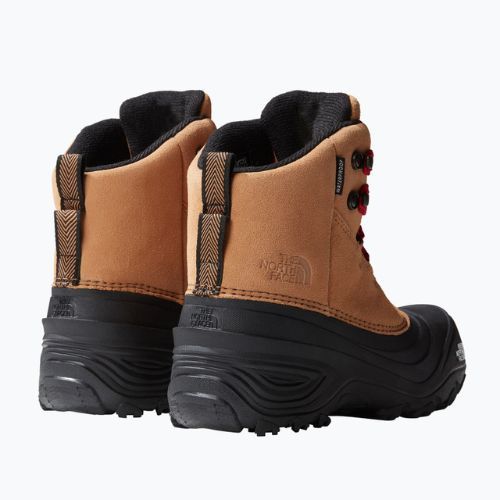 The North Face Chilkat V Lace Wp, stivali da neve per bambini in burro di mandorle/nero