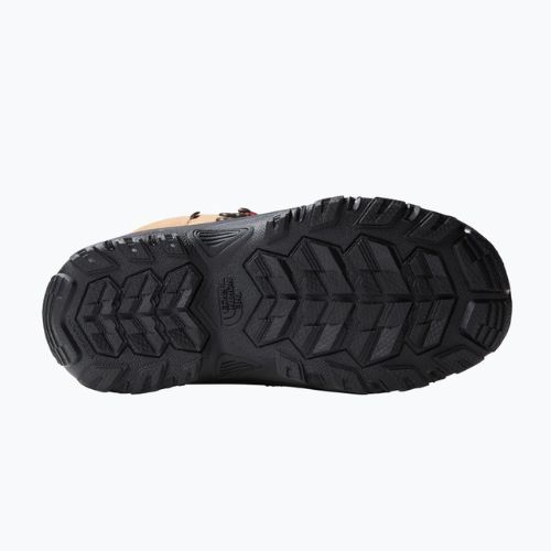 The North Face Chilkat V Lace Wp, stivali da neve per bambini in burro di mandorle/nero