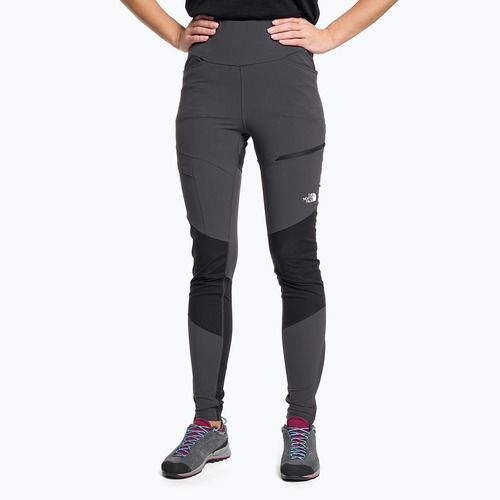 Pantaloni da arrampicata da donna The North Face Felik Alpine Tight grigio asfalto/nero/nero