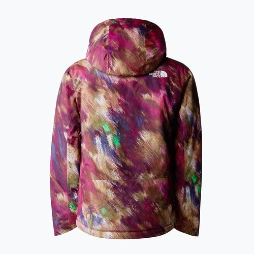 Giacca da sci per bambini The North Face Freedom Insulated boysenberry paint lightening print