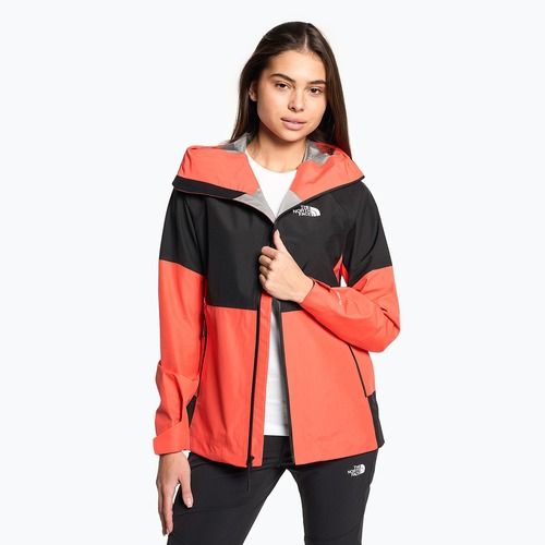 Giacca softshell da donna The North Face Jazzi GTX arancio radiante/nero