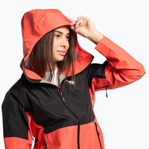 Giacca softshell da donna The North Face Jazzi GTX arancio radiante/nero