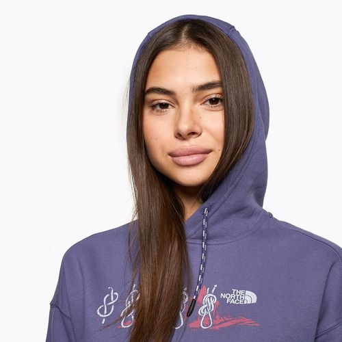 Felpa trekking donna The North Face Outdoor Graphic Hoodie cave blue