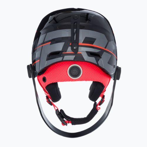 Rossignol Hero Slalom Impacts Casco da sci + Chinguard nero