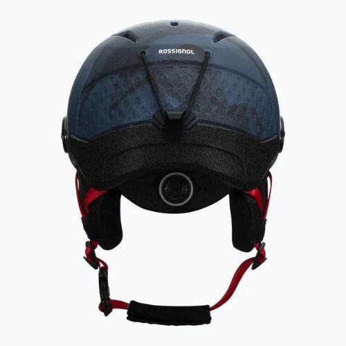 Rossignol Casco da sci per bambini Whoopee Visor Impacts blu scuro