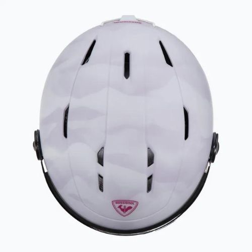 Rossignol Casco da sci per bambini Whoopee Visor Impacts bianco