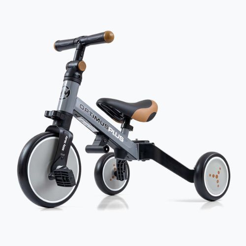 Milly Mally 4in1 triciclo Optimus Plus grigio