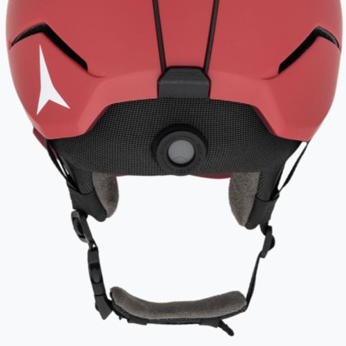 Casco da sci Atomic Savor Visor Stereo rosso scuro