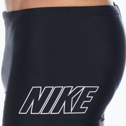Boxer da bagno uomo Nike Logo Square nero