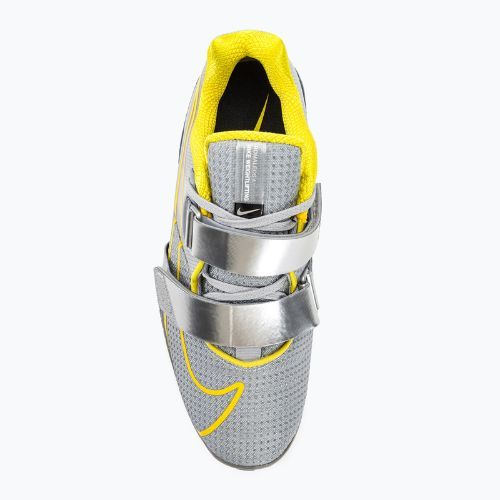 Nike Romaleos 4 scarpe da sollevamento pesi lupo grigio / illuminante / blk met argento