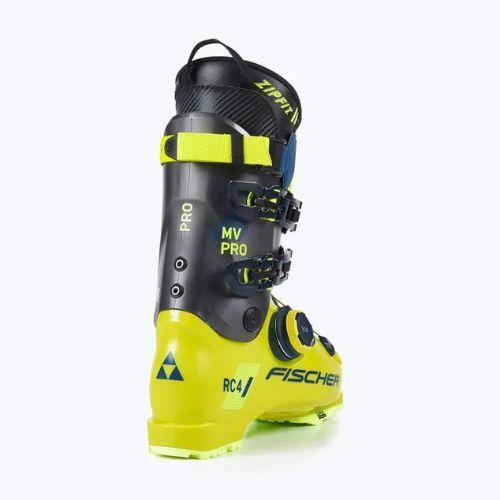 Scarponi da sci da uomo Fischer RC4 PRO MV GW BOA ZF CFC giallo/carbonio