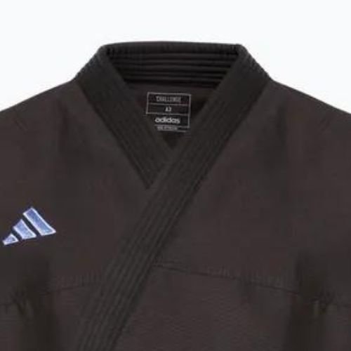 GI per il jiu-jitsu brasiliano adidas Challenge 2.0 nero/blu sfumato