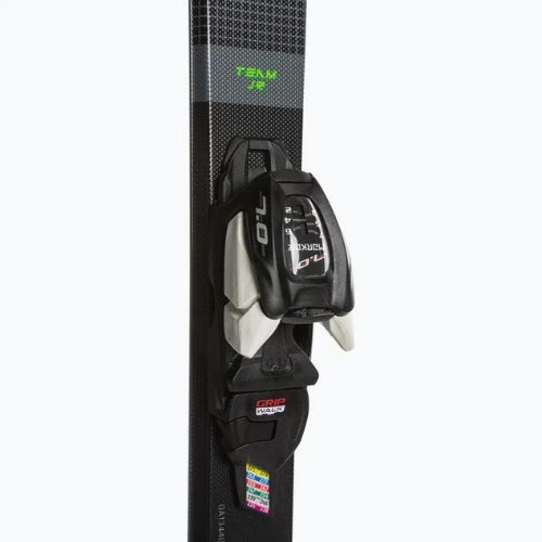 Sci da discesa per bambini Nordica Team J R + attacchi J7.0 FDT grigio/rosso