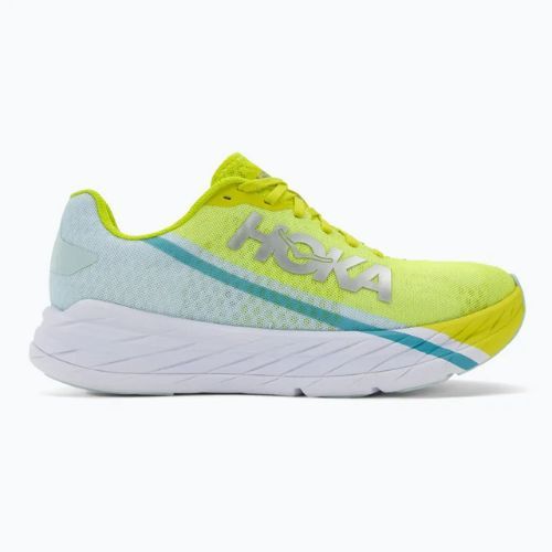Scarpe da corsa HOKA Rocket X vetro blu/primula della sera
