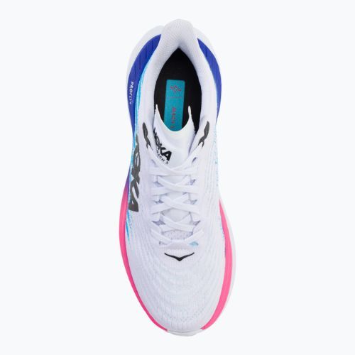 Scarpe da corsa da uomo HOKA Mach 5 bianco/azzurro