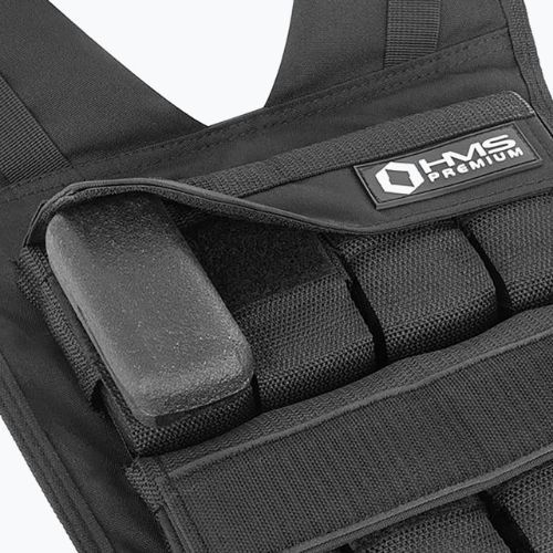 Gilet da allenamento con pesi HMS KTO16 16 kg nero