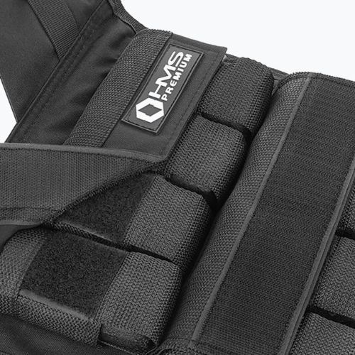 Gilet da allenamento con pesi HMS KTO16 16 kg nero