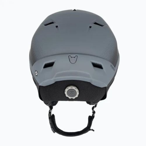 Casco da sci Salomon Pioneer LT Visor ebano/rosso